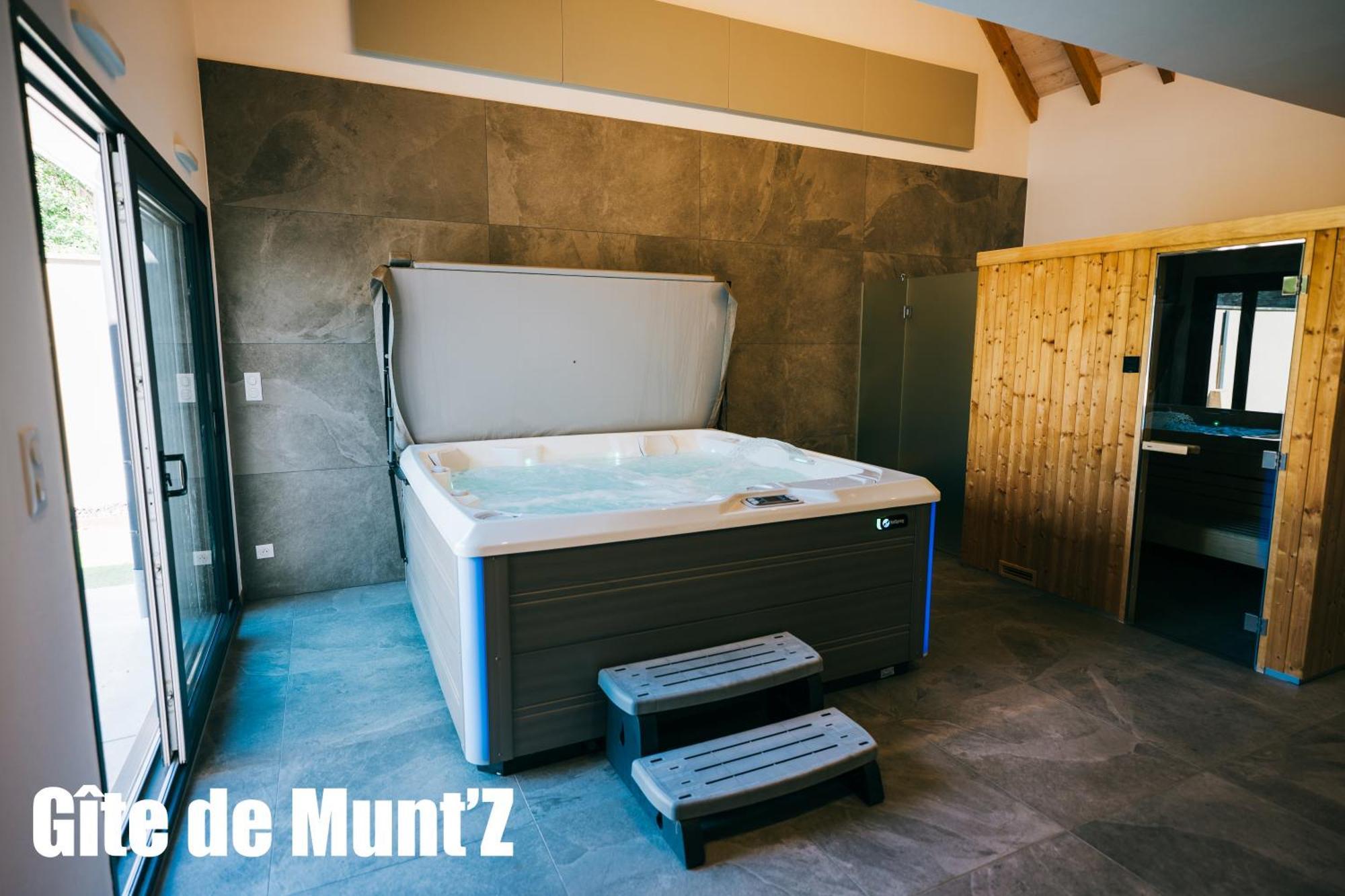 Gite De Munt'Z Spa, Sauna, Piscine, Proche De Colmar Muntzenheim エクステリア 写真